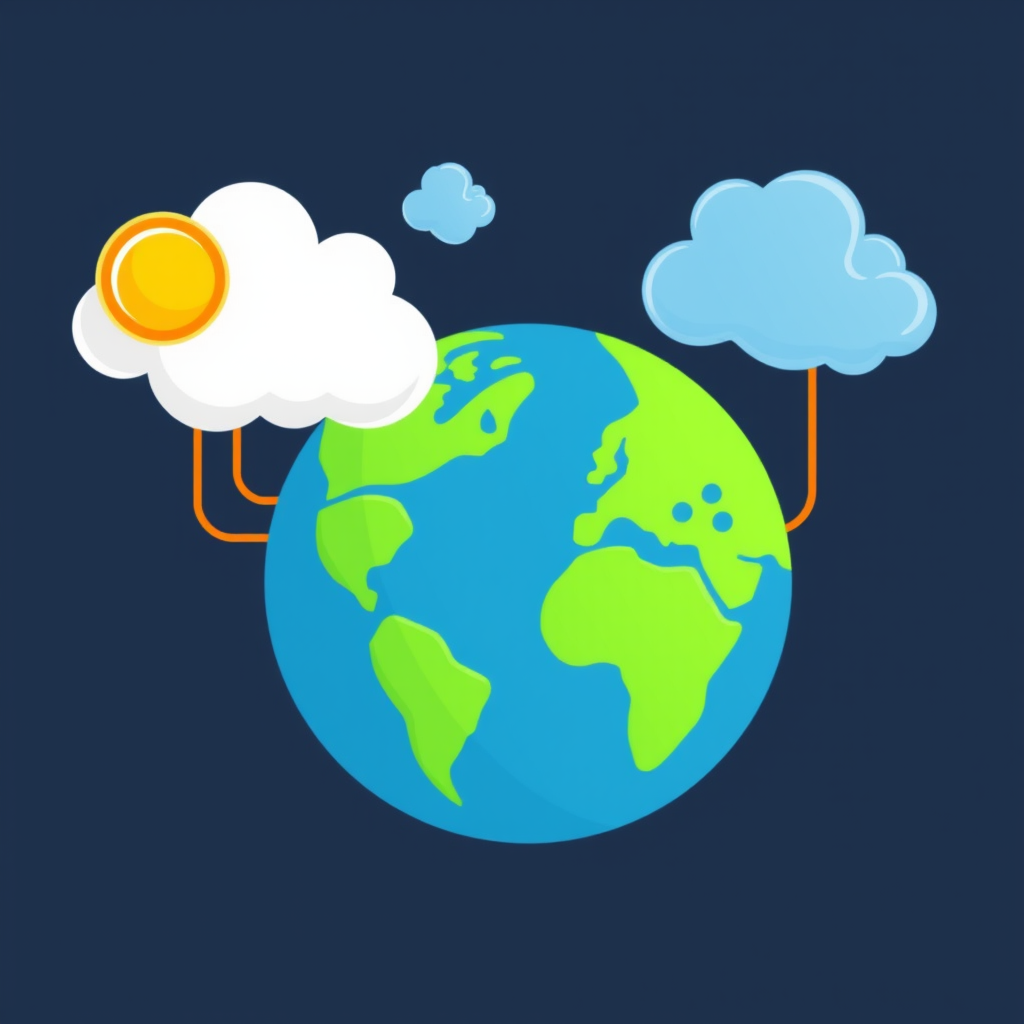 Web hosting icon representing website development and hosting services